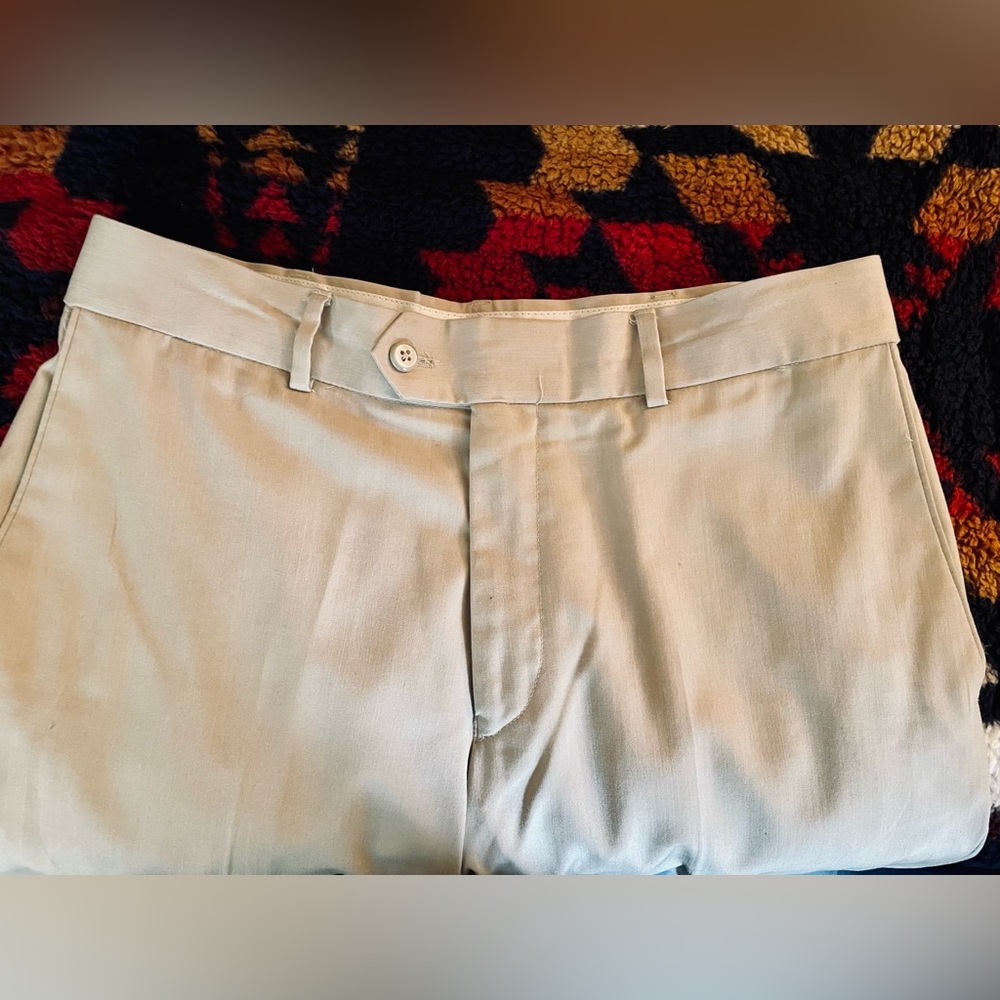 Stafford essentials tan dress pant